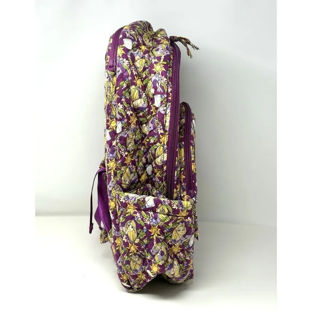Vera Bradley Rapunzel Climbing Ivy Essential Large Backpack EXACT Laptop Pocket